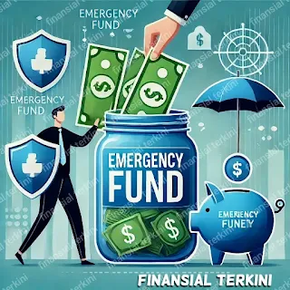 Ilustrasi pentingnya mempersiapkan dana darurat untuk keamanan finansial.