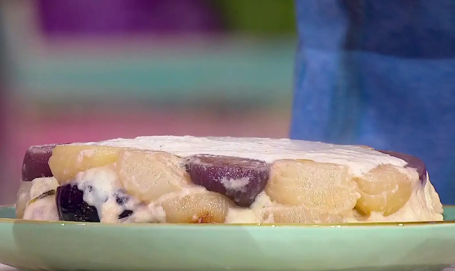 Torta di cipolle con crema al formaggio di Daniele Persegani