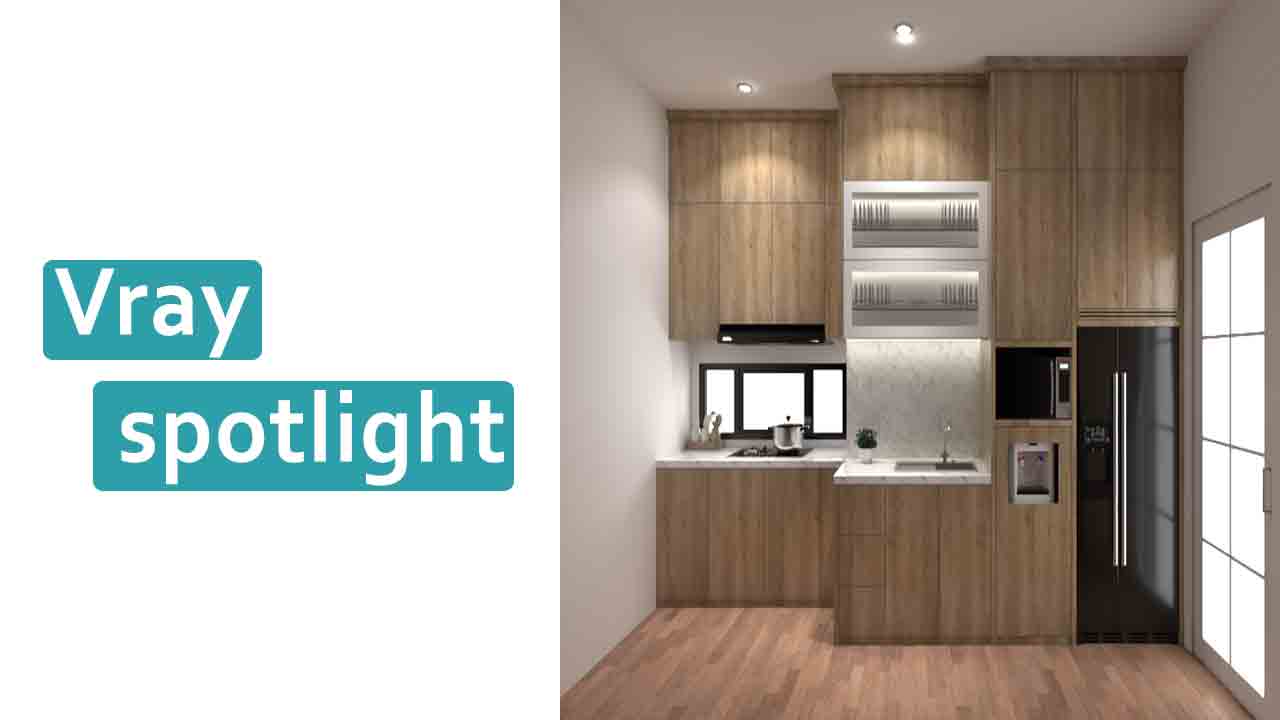 Setting Spotlight Vray Sketchup