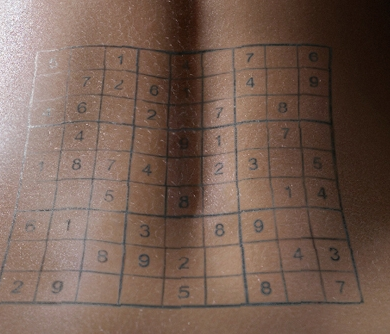 If these were not enough, you could of course take a sudoku tattoo!