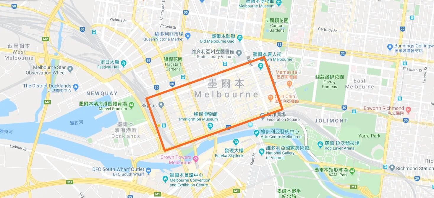 Melbourne-Accommodation-Recommendation-Map-Hotel-Apartment-Bed and Breakfast-Hostel