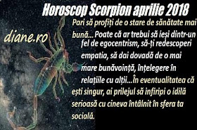 Horoscop aprilie 2018 Scorpion 