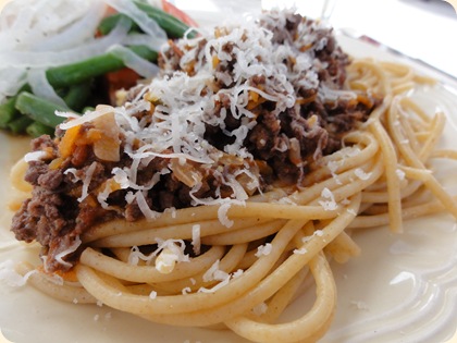 Spaghetti bolognese