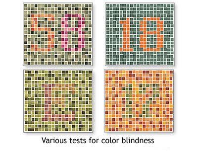 Color Blindness Test Optical Illusion
