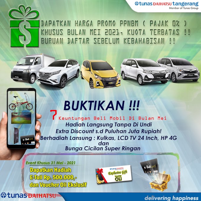 Harga Daihatsu Xenia | Promo Daihatsu Xenia | Tunas Daihatsu Tangerang | Daihatsu Xenia 2021
