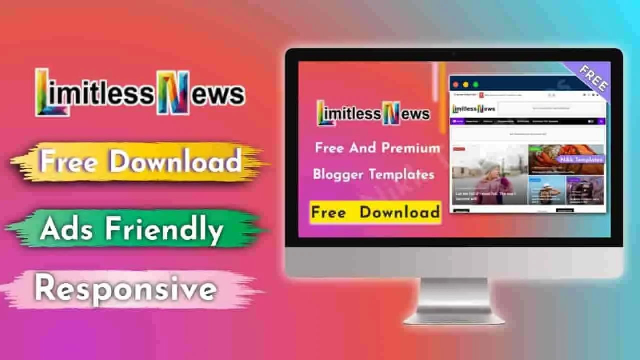 [Orginal] Limitless News - Responsive Blogger Template