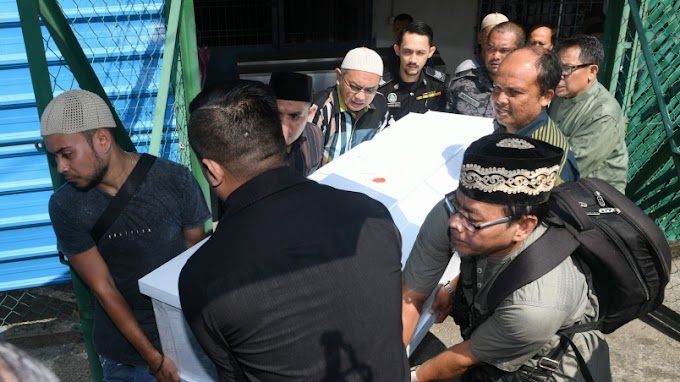 Hujan lebat iringi jenazah Pak Ngah