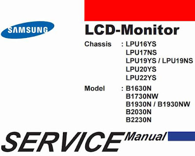 Samsung B1630N/B1730NW/B1930N/B1930NW/B2030N/B2230N Service Manual