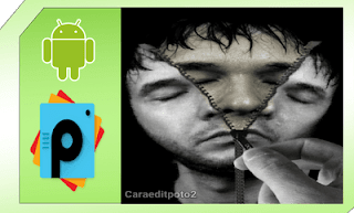 Cara Edit Foto Picsart | Wajah Terbelah Unik Dan Keren