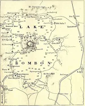 old Taal Lake map