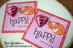 Fox Valentine Treat by Jess Gerstner featuring Newton's Nook Designs