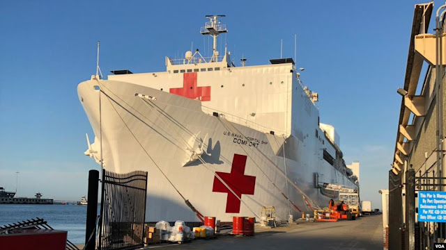 EE.UU: Pence, en Miami para informar sobre la próxima misión del buque hospital USNS Comfort por la región.