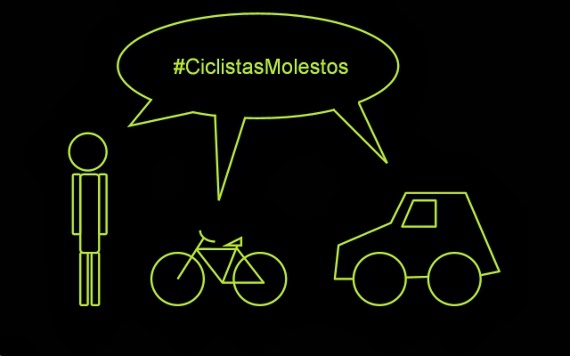 Ciclistas molestos