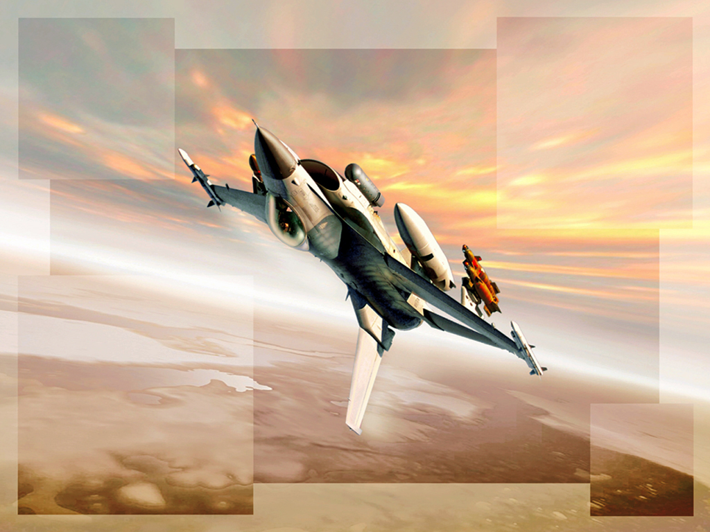 Entertainment: F-16 Swirl Wallpapers