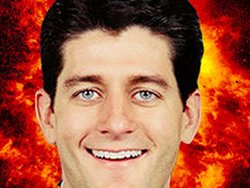 Ryan with background of flames