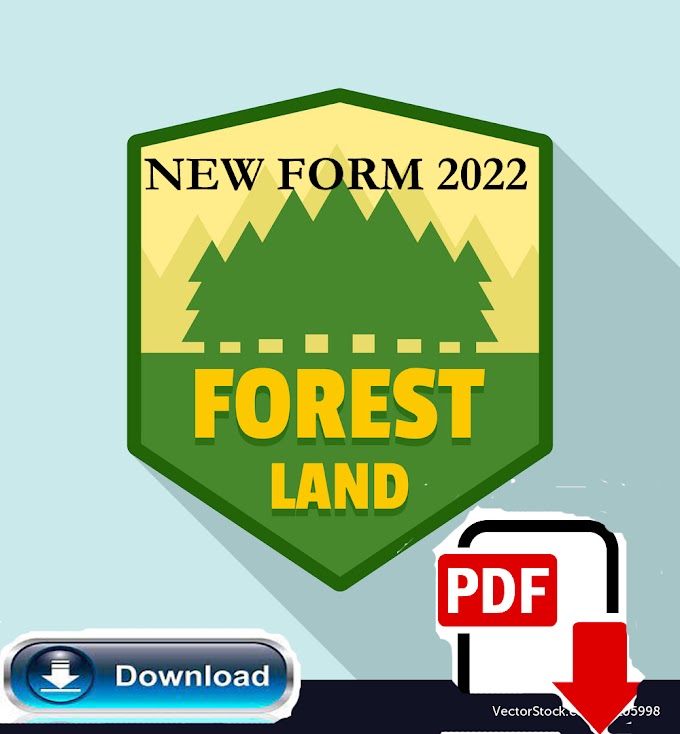 CLAIM FORM FOR RIGHTS TO FOREST LAND NEW FORM 2022