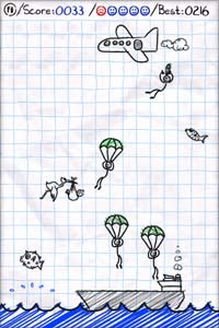 Parachute Panic iPhone video game
