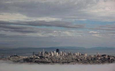 The skyline of San Francisco