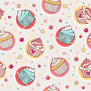 Fondo de cupcakes. 