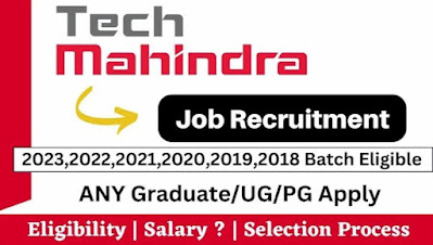 Tech Mahindra : Good news for degree and BTech freshers.. Jobs in Tech Mahindra Hyderabad.. Salary up to Rs.6 lakh