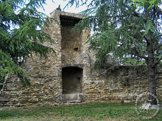 VILLEDIEU (84) - Remparts médiévaux