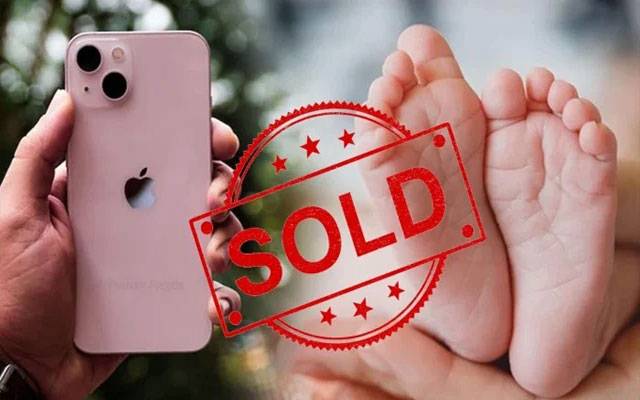 A ruthless parent sold their child to buy an iPhone