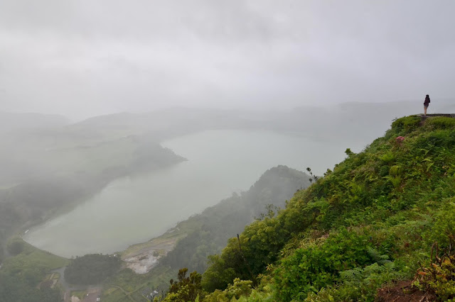 Azores sao miguel volcan furnas mirador pico de ferro