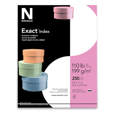  Neenah 110# Exact Index white cardstock