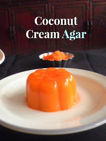 Coconut Cream Agar Recipe @ treatntrick.blogspot.com 
