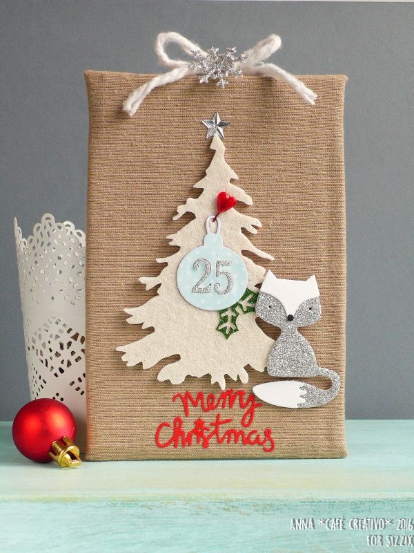 Decorazione con albero di Natale usando Sizzix – Big Shot