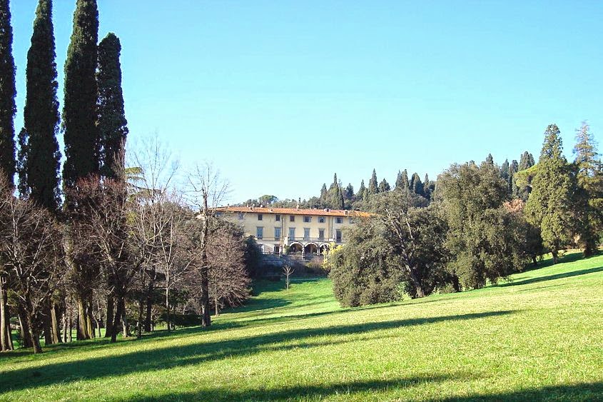 The parco all'inglese of Villa di Quarto near Florence