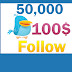 50,000 متابع  اجنبي