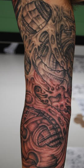 Alien Tatto Design 3D Posted by keysya at 439 AM