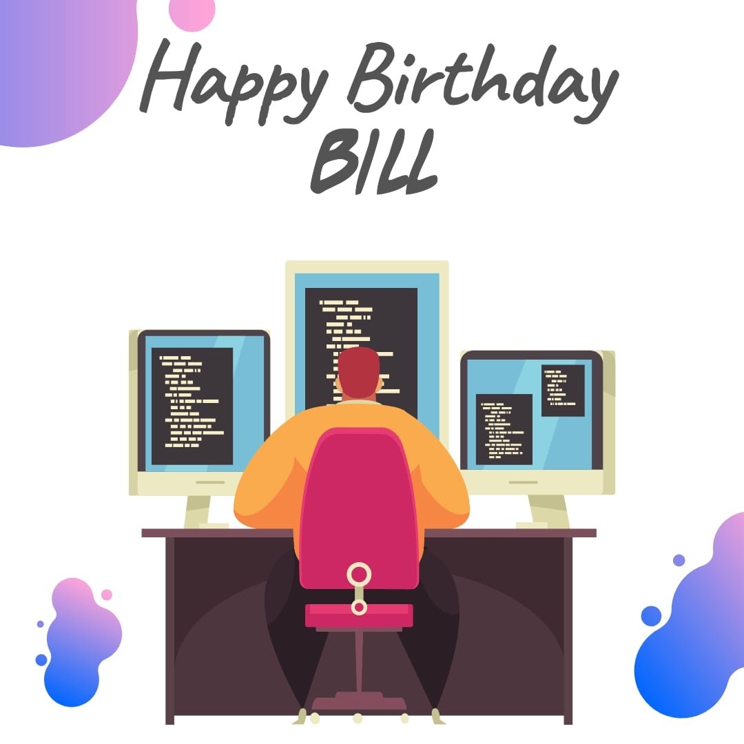 happy birthday bill gif