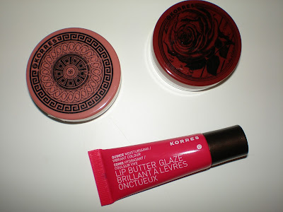 Korres Cheek Butters and Lip Butter Glaze