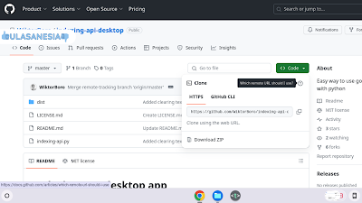 Cara Bulk Google Indexing Massal, aplikasi indexing WiktorBoro di Github