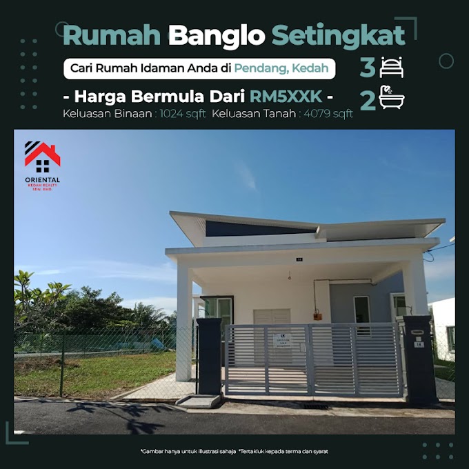 This house with modern contemporary and exclusive design located in Pendang, Kedah can be a happy palace for you and your family!  