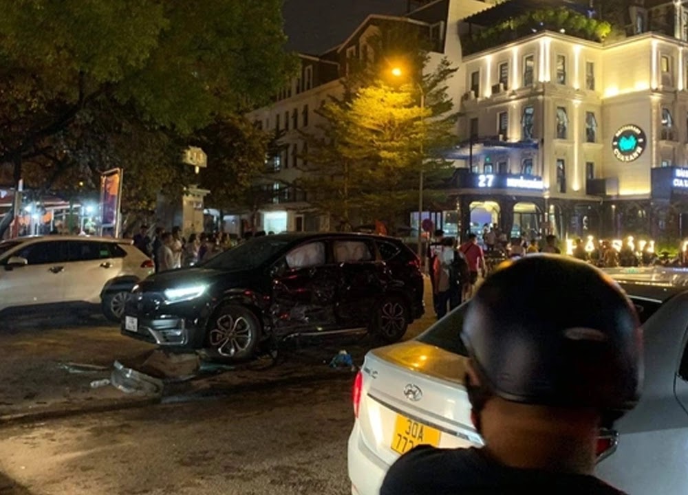 Tài xế gây tai nạn liên hoàn trên phố Hà Nội là giảng viên đại học