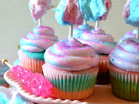 The Best Cotton Candy Cupcakes