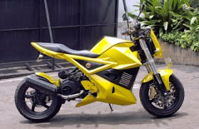  foto gambar modifikasi Yamaha Mio Sportbike 