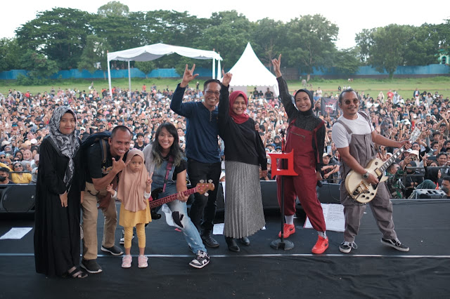 Beraksi! Band Kotak sukses goyang Lombok Timur