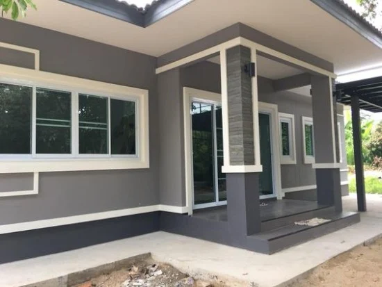 contoh model dinding depan rumah minimalis