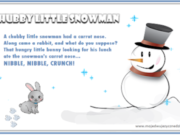 Zimowy wiersz - Chubby Little Snowman - Czytaj więcej »