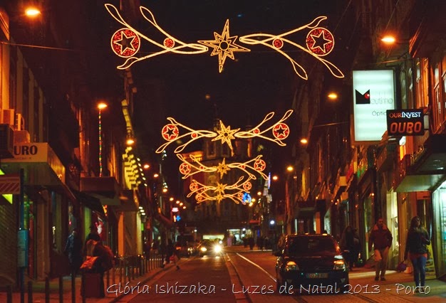Glória Ishizaka - Luzes de Natal 2013 - Porto  11 Rua  31 de Janeiro