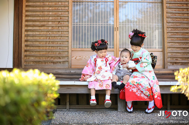 宇治上神社での七五三出張撮影