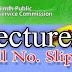 SPSC College Lecturer 2021 Slip Download Link  