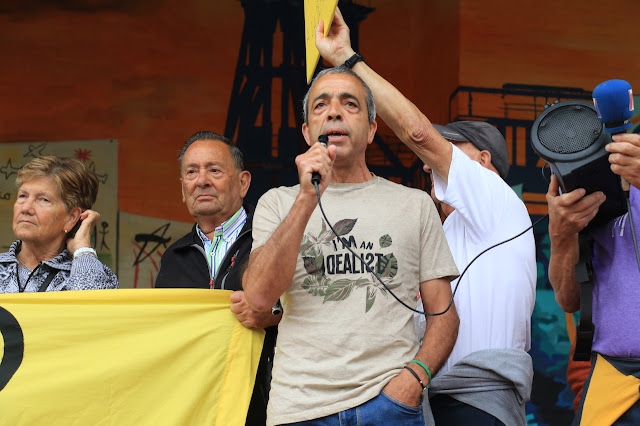 protesta de pensionistas en la Herriko Plaza