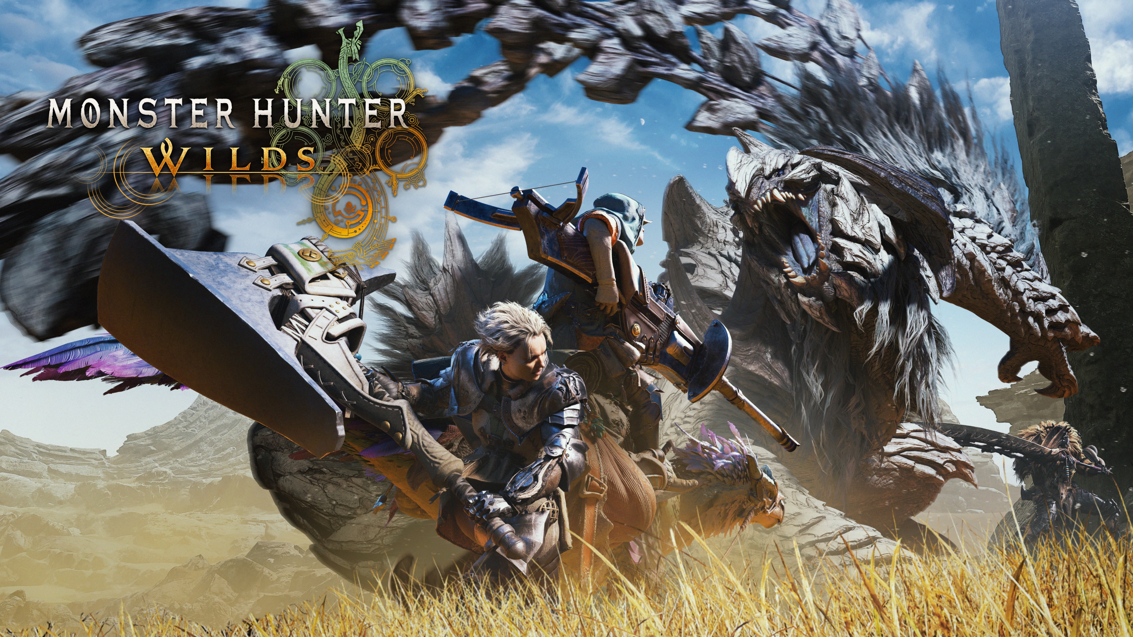 Monster Hunter Wilds, monster, hunt, combat, action, challenge, beast, creature, fight.