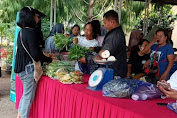 Hari Kesehatan Nasional, Petani Organik di Lutim Binaan PT Vale Ikuti Kegiatan Pasar Murah