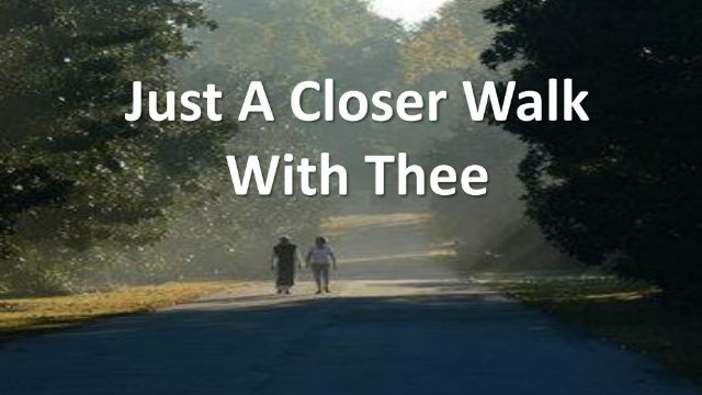 Just a Closer Walk With Thee Piano / Keyboard Easy Letter Notes for Beginners